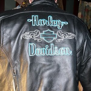 Ladies Harley Davidson motorcycle jacket 2xl